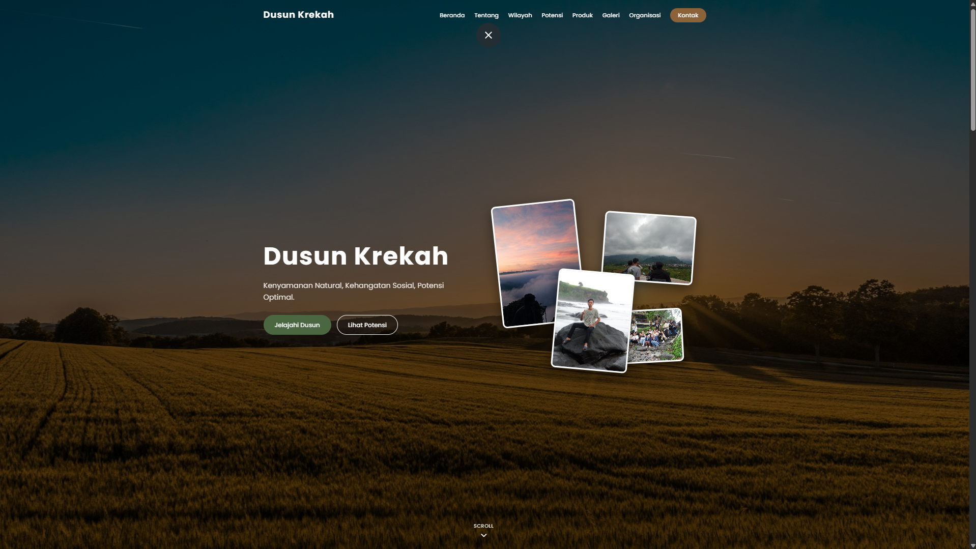 Website Desa Desktop