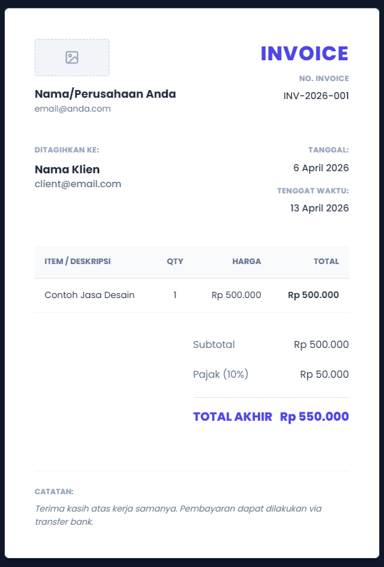Invoice Digital Mobile